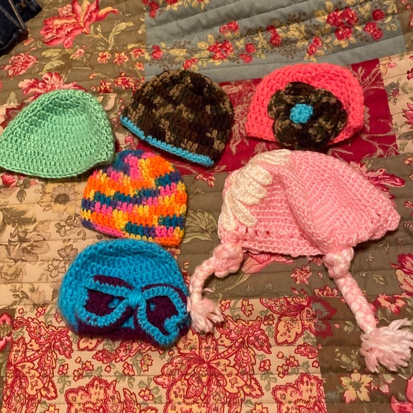 Hand Crafted Other - Baby Crochet hats